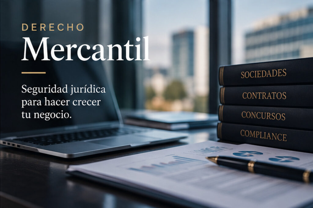Derecho mercantil. Seguridad jurídica para hacer crecer tu negocio.