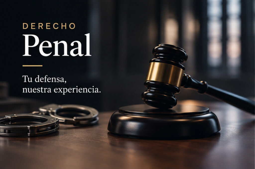 Derecho penal. Tu defensa, nuestra experiencia.