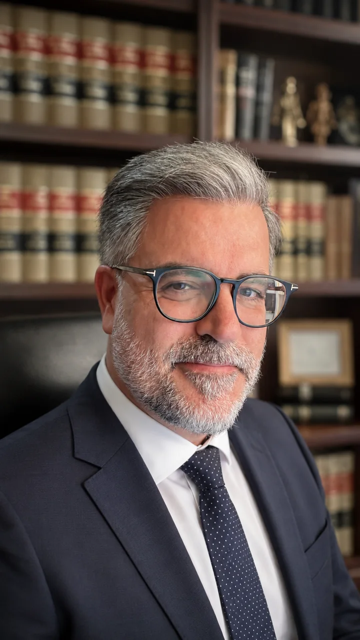 Fernando Fernández Baliña en su despacho